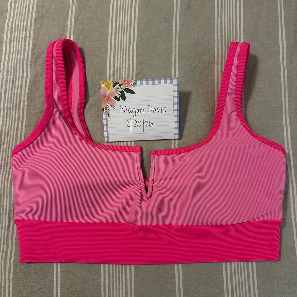 LainSnow Pink Sports Bra
